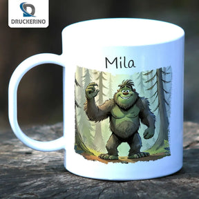 Tasse für Kinder personalisiert | Waldabenteuer | personalisierte Kindertassen | Personalisierte Geschenke | 320ml Kunststofftassen Druckerino   