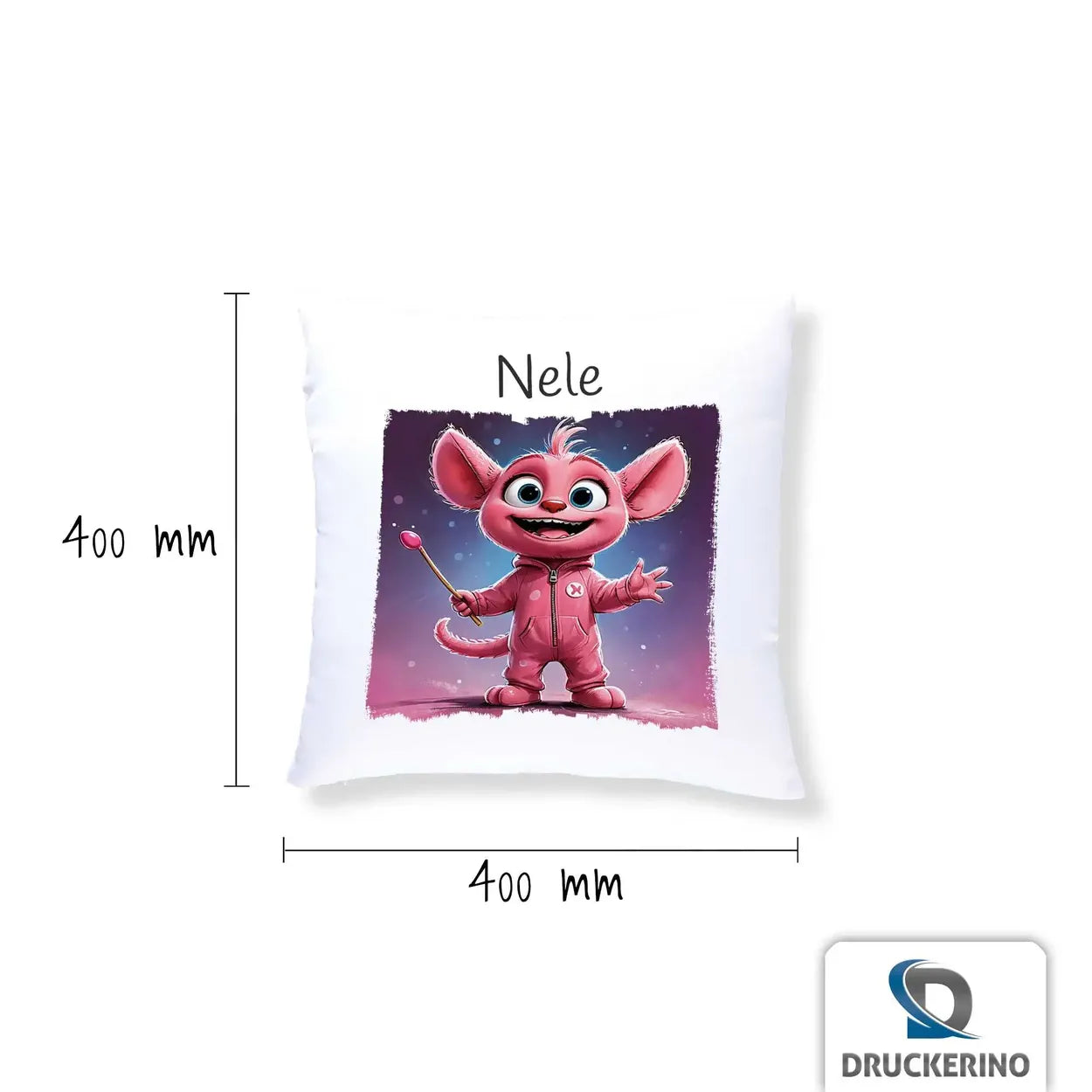 Kissen Baby personalisiert | Traumsternchen | Kuschelkissen Mädchen | Geschenkidee Kissen | 40x40 cm Geschenkideen