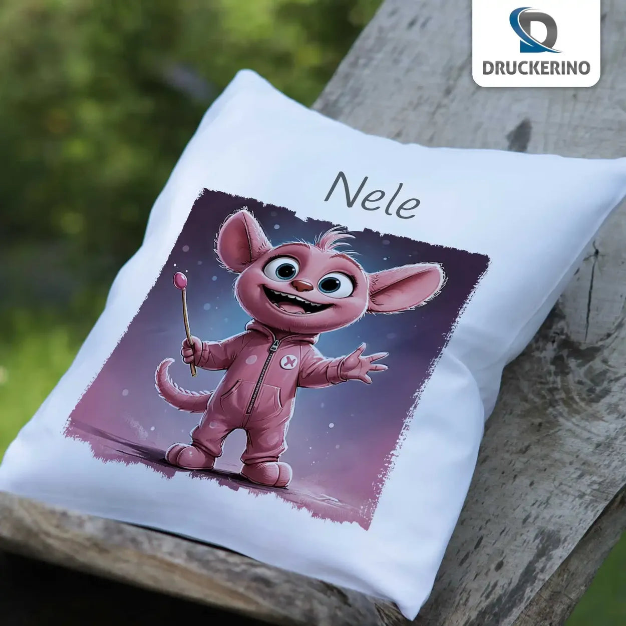 Kissen Baby personalisiert | Traumsternchen | Kuschelkissen Mädchen | Geschenkidee Kissen | 40x40 cm Geschenkideen