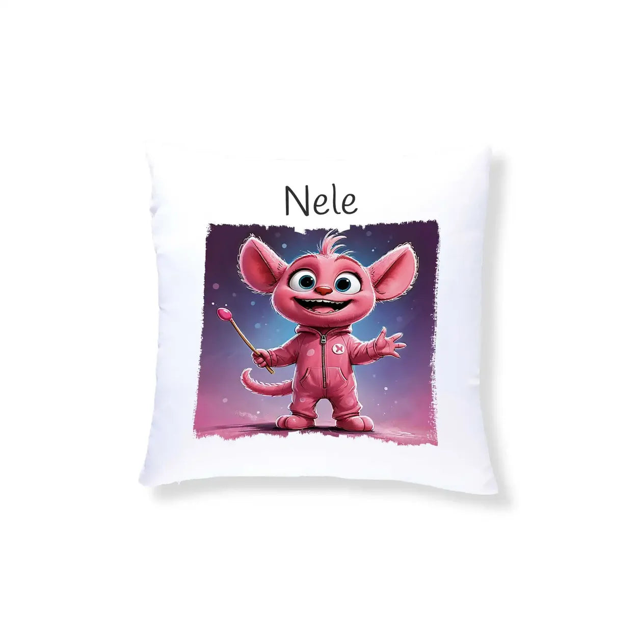 Kissen Baby personalisiert | Traumsternchen | Kuschelkissen Mädchen | Geschenkidee Kissen | 40x40 cm Geschenkideen