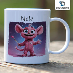 Tassen mit Namen | Zaubermaushelden Abenteuer | Tasse für Kinder | Tassen mit Tiermotiv | 320ml  Geschenkidee Weihnachten