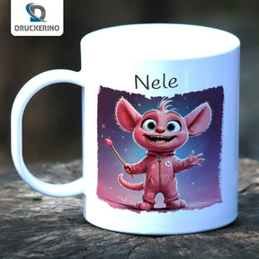 Tassen mit Namen | Zaubermaushelden Abenteuer | Tasse für Kinder | Tassen mit Tiermotiv | 320ml  Geschenkidee Weihnachten