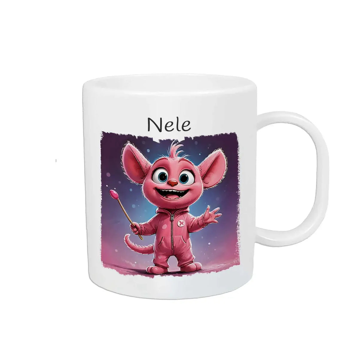 Tassen mit Namen | Zaubermaushelden Abenteuer | Tasse für Kinder | Tassen mit Tiermotiv | 320ml Kunststofftassen Druckerino   