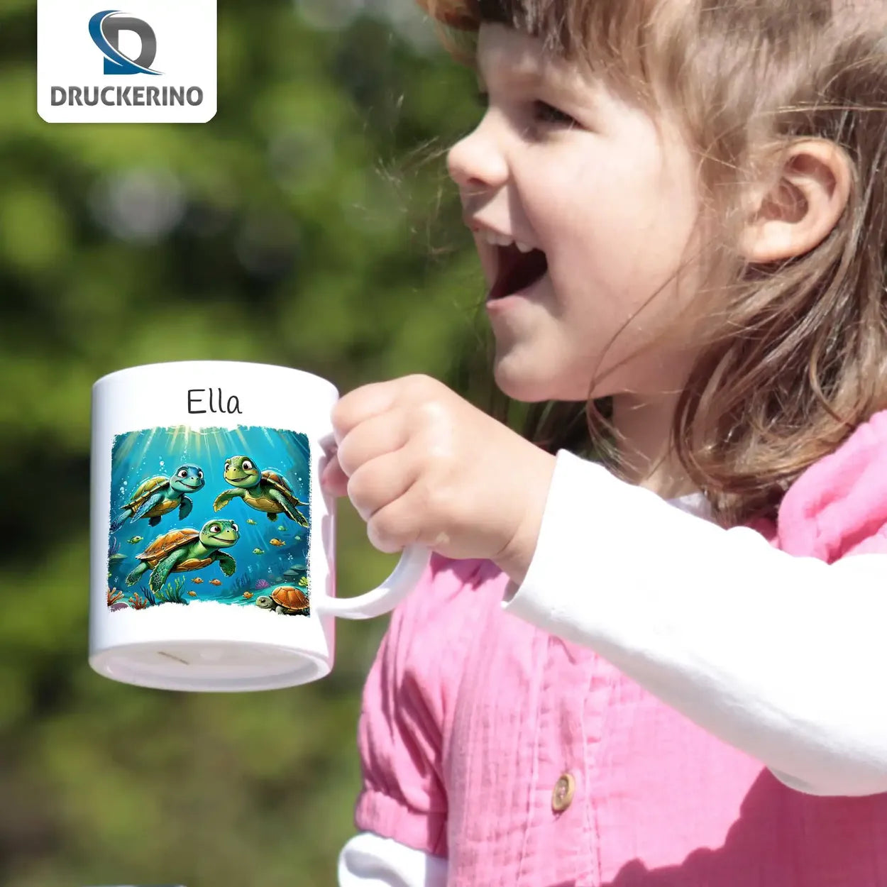 Becher personalisiert | Meeresabenteuer | Personalisierte Kindertasse | Tasse Geschenkidee | 320ml  Geschenkidee Weihnachten