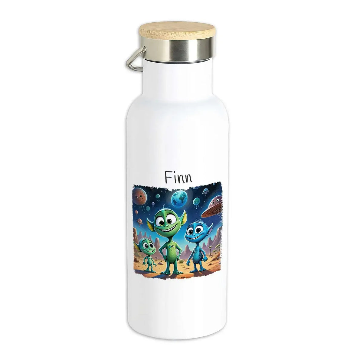 Kinder Trinkflasche | Galaxieabenteurer | mit Namen personalisiert | Thermosflasche | 500ml Thermoflasche Druckerino   