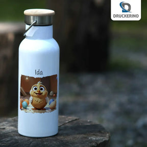 Kinder Thermosflasche | Zauberhase | Geschenk zur Einschulung | Trinkflasche frei von BPA | 500ml Geschenkideen