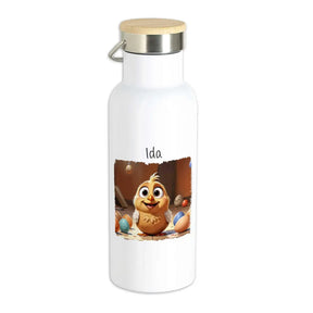 Kinder Thermosflasche | Zauberhase | Geschenk zur Einschulung | Trinkflasche frei von BPA | 500ml Geschenkideen