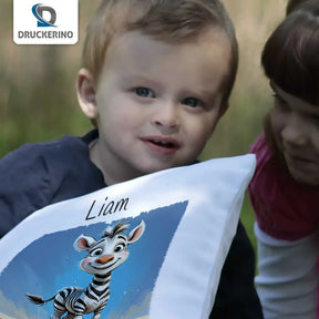 Kissen | Traumzebra | Kinderkissen mit Namen | personalisierte Geschenke Baby | 40x40 cm Geschenke