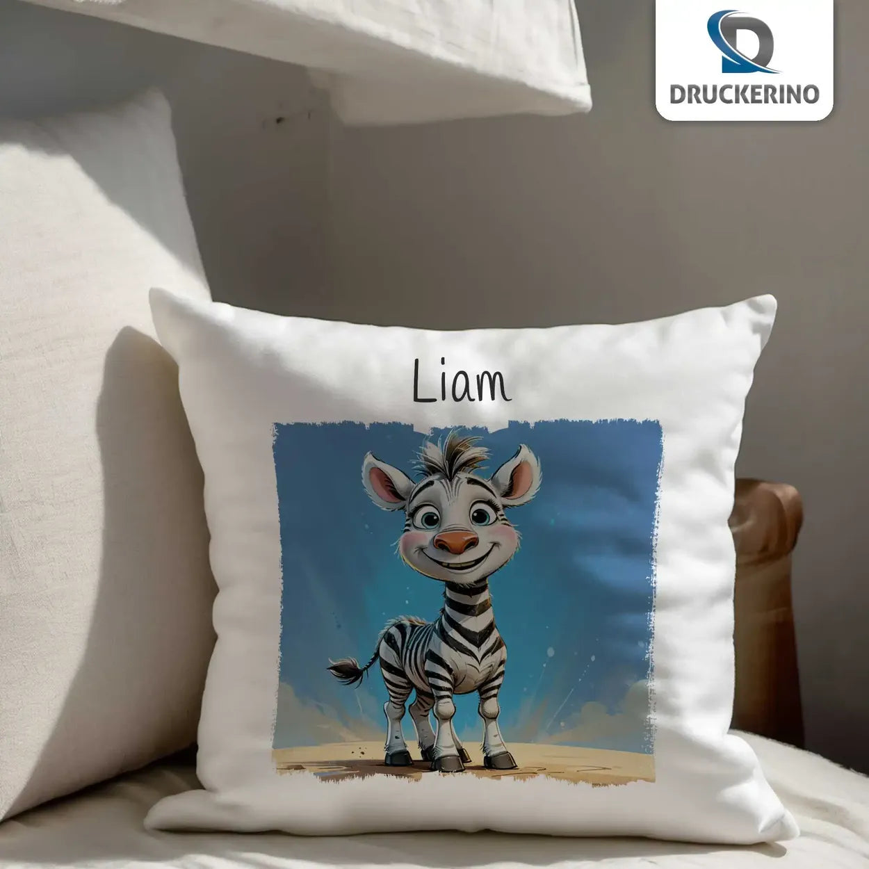 Kissen | Traumzebra | Kinderkissen mit Namen | personalisierte Geschenke Baby | 40x40 cm Geschenke