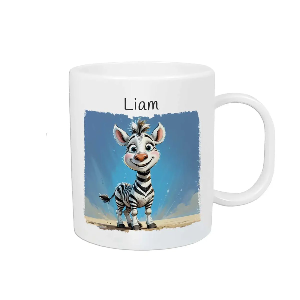 Tasse für Kinder | Safari Abenteuer | Abschiedsgeschenke im Kindergarten | personalisierte Becher | 320ml Kunststofftassen Druckerino   