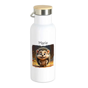 Kinder Trinkflasche | Zauberwald-Freund | mit Namen personalisiert | Thermosflasche | 500ml Geschenkideen