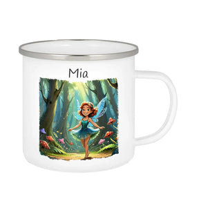 Kindertasse | Zauberwald | Tasse personalisiert | Tassen mit Namen Geschenkideen