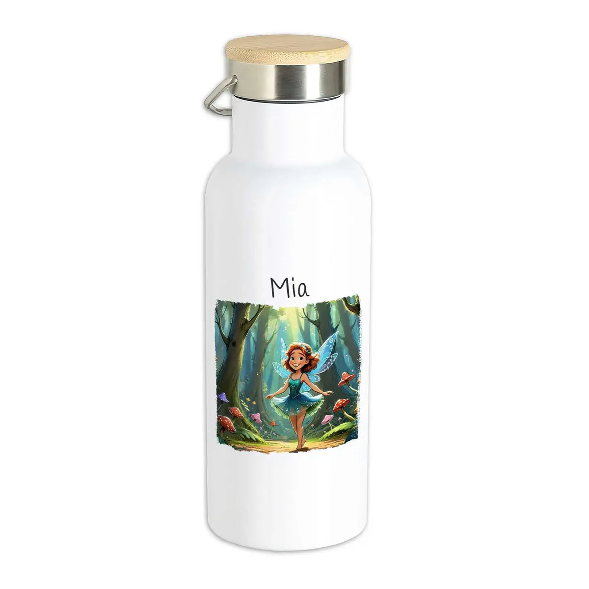 Trinkflasche Kinder | Abenteuerwald | personalisierte Trinkflasche | Trinkflasche | 500ml Thermoflasche Druckerino   