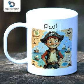 Personalisierte Tasse Kinder | Abenteurer der Meere | Kindertasse | Geschenke zur Taufe | 320ml  Geschenkidee Weihnachten