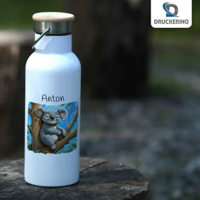 Kinder Trinkflasche | Traumbegleiter Koala | mit Namen personalisiert | Thermosflasche | 500ml Geschenkideen