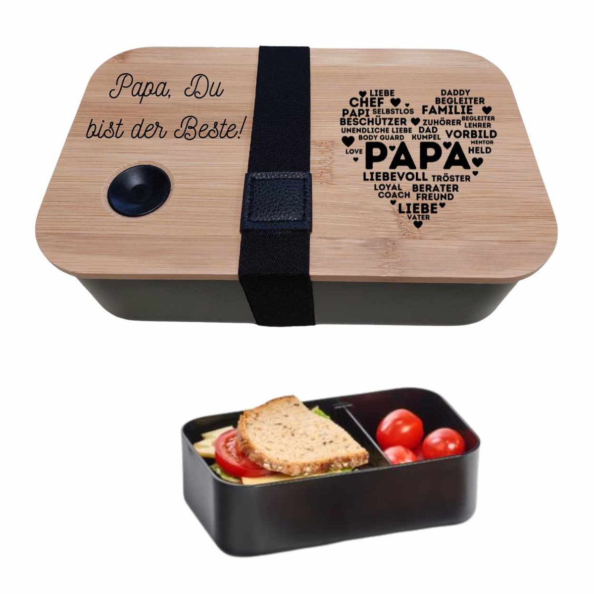 Brotdose Papa, Du bist der Beste Lunchbox Druckerino   