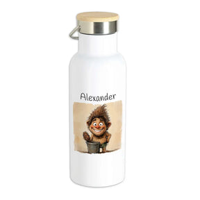 Trinkflasche Edelstahl | Waldgeist | Thermosflasche | personalisiert | 500ml  Geschenkidee Weihnachten