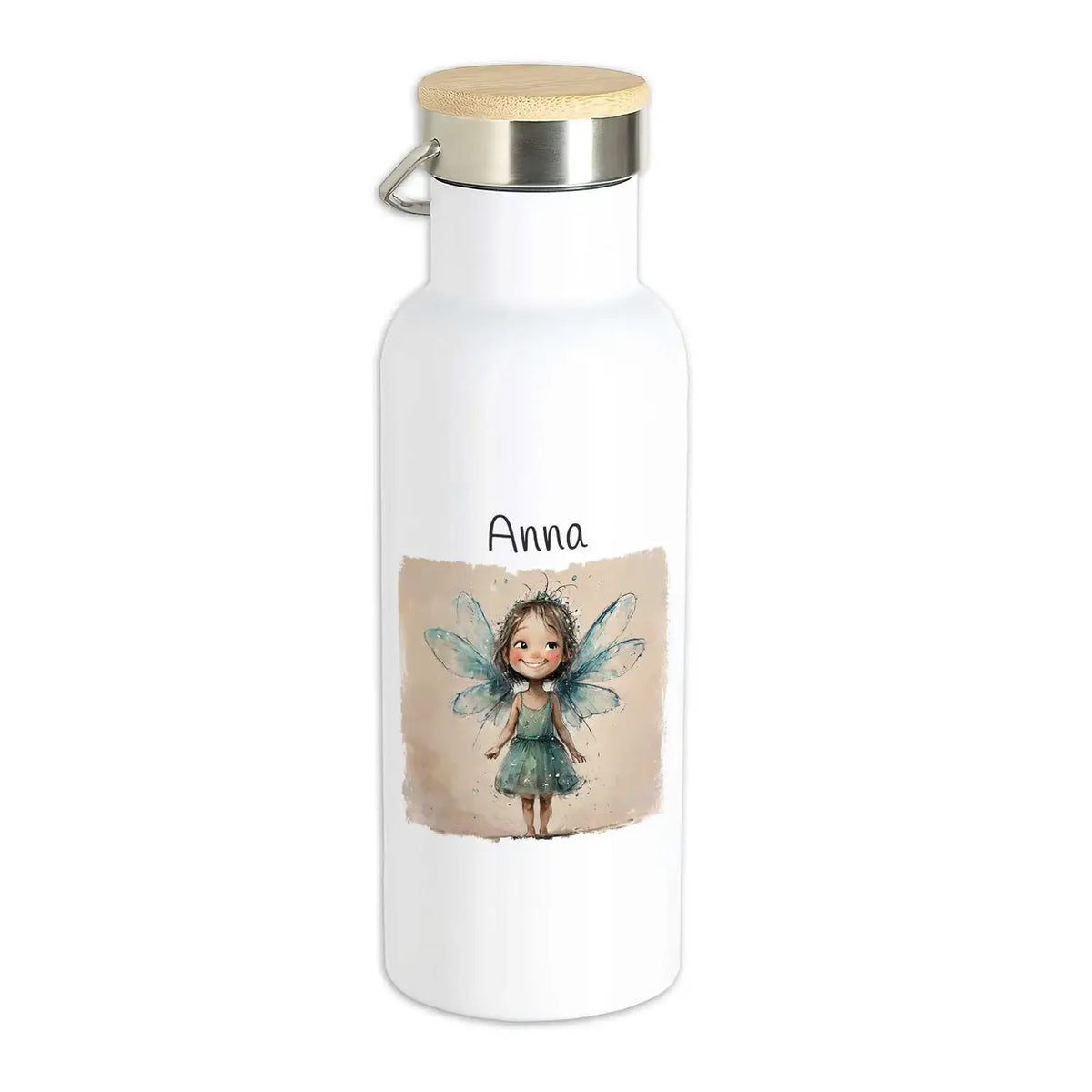 Trinkflasche für Kinder | Zauberfee | Trinkflasche Edelstahl | personalisiert mit Namen | 500ml Thermoflasche Druckerino   