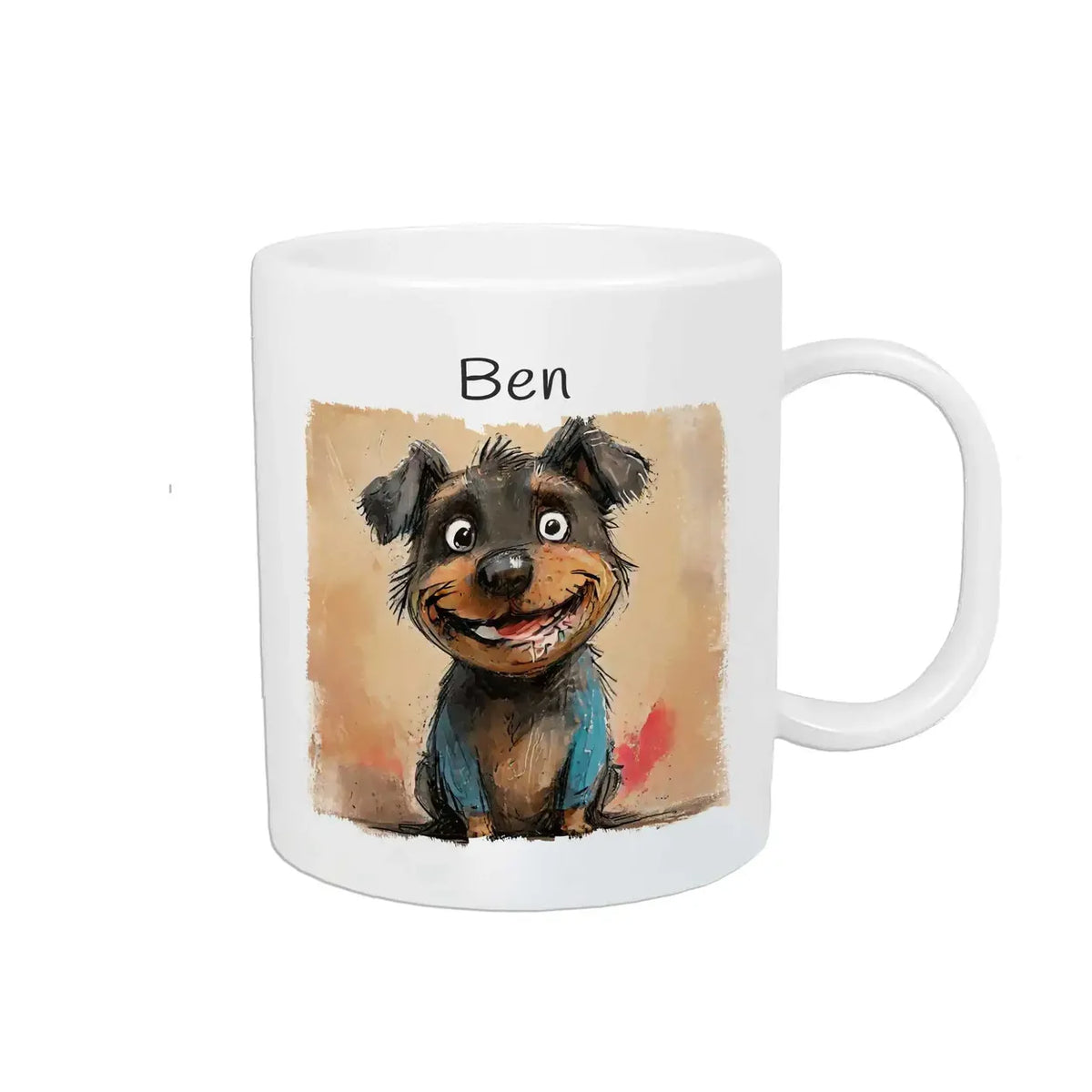 Kindertasse mit Namen | Wuschelfreunds Zauberbecher | personalisierbare Kindergeschenke | Kindertasse frei von BPA | 320ml Kunststofftassen Druckerino   