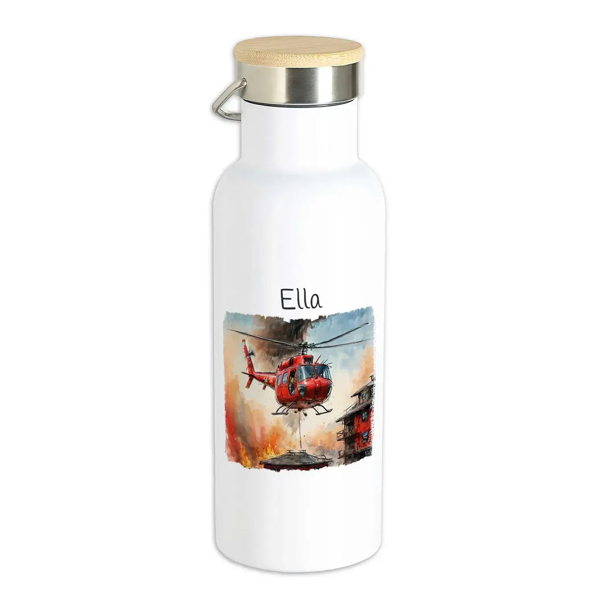 Kinder Trinkflasche | Heldenflug | mit Namen personalisiert | Thermosflasche | 500ml Thermoflasche Druckerino   