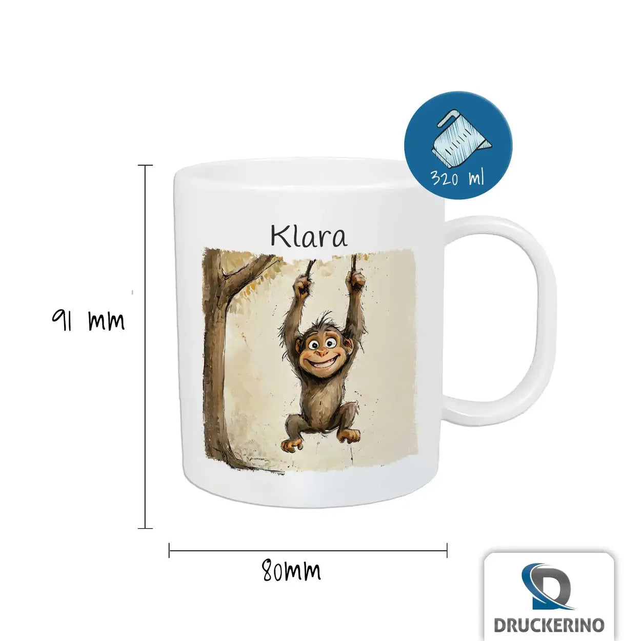 Tasse für Kinder | Klettermaxes Abenteuer | Einschulung Geschenk | Geschenk personalisiert | 320ml  Geschenkidee Weihnachten