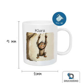 Tasse für Kinder | Klettermaxes Abenteuer | Einschulung Geschenk | Geschenk personalisiert | 320ml  Geschenkidee Weihnachten