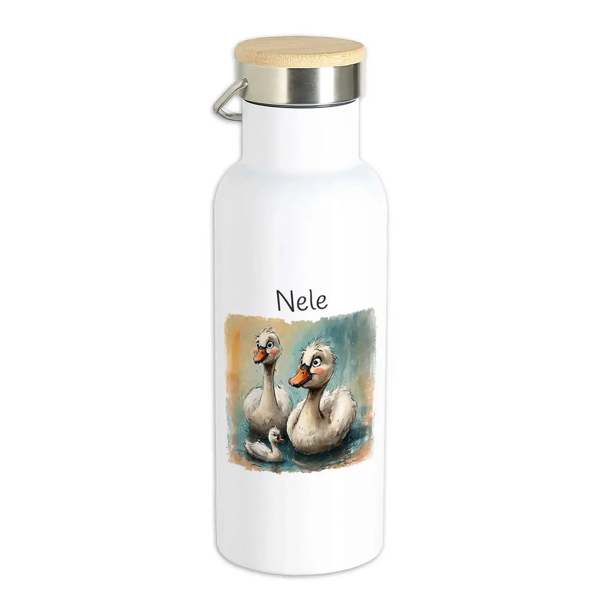 Personalisierte Trinkflasche | Entenfreunde | Wasserflasche | Thermoflasche | 500ml Thermoflasche Druckerino   