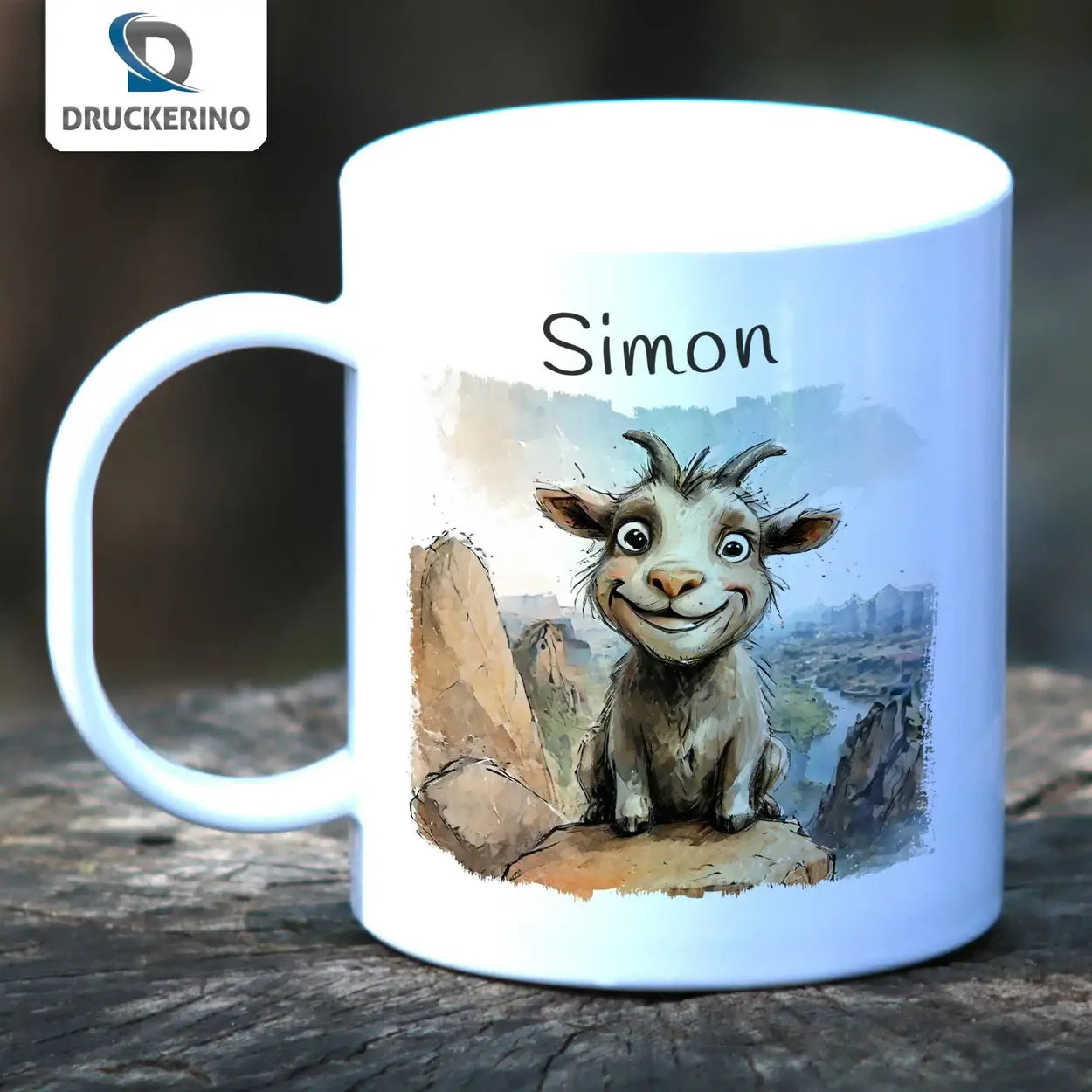 Becher personalisiert | Safari-Abenteuer | Personalisierte Kindertasse | Tasse Geschenkidee | 320ml  Geschenkidee Weihnachten