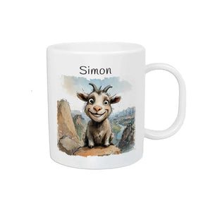 Becher personalisiert | Safari-Abenteuer | Personalisierte Kindertasse | Tasse Geschenkidee | 320ml  Geschenkidee Weihnachten