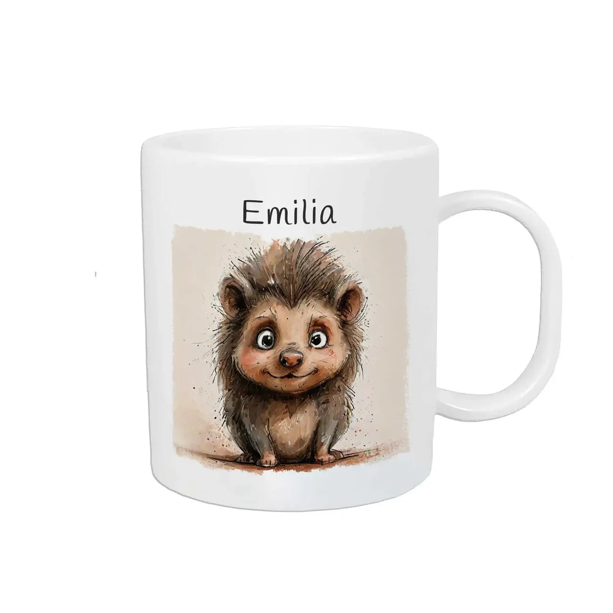 Personalisierte Tasse Kinder | Zauberigel Abenteuer | Kindertasse | Geschenke zur Taufe | 320ml Kunststofftassen Druckerino   