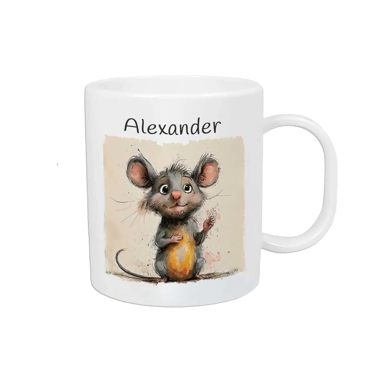 Tasse für Kinder | Zaubermaus-Abenteuer | personalisierte Kindertassen | Personalisierte Geschenke | 320ml Kunststofftassen Druckerino   