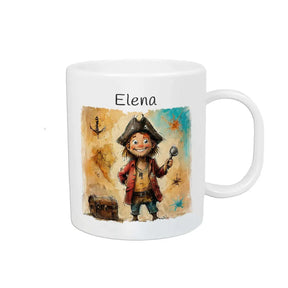 Becher personalisiert | Abenteurerträume | Tierbilder | personalisierte Tasse Kinder | 320ml  Geschenkidee Weihnachten