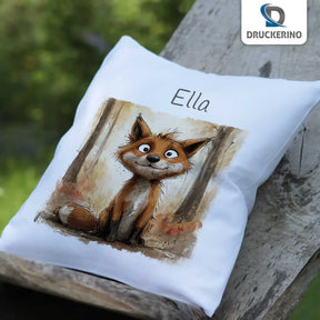 Kissen Baby personalisiert | Traumfuchs | Kissen Baby personalisiert | Kuschelkissen | 40x40 cm Geschenkideen