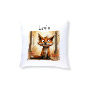 Kissen Baby personalisiert | Traumfuchs | Kissen Baby personalisiert | Kuschelkissen | 40x40 cm Geschenkideen