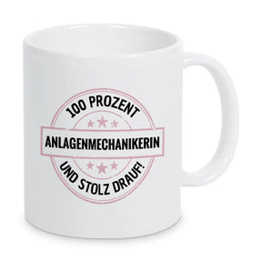 Anlagenmechanikerin 100 Prozent Tasse - Druckerino