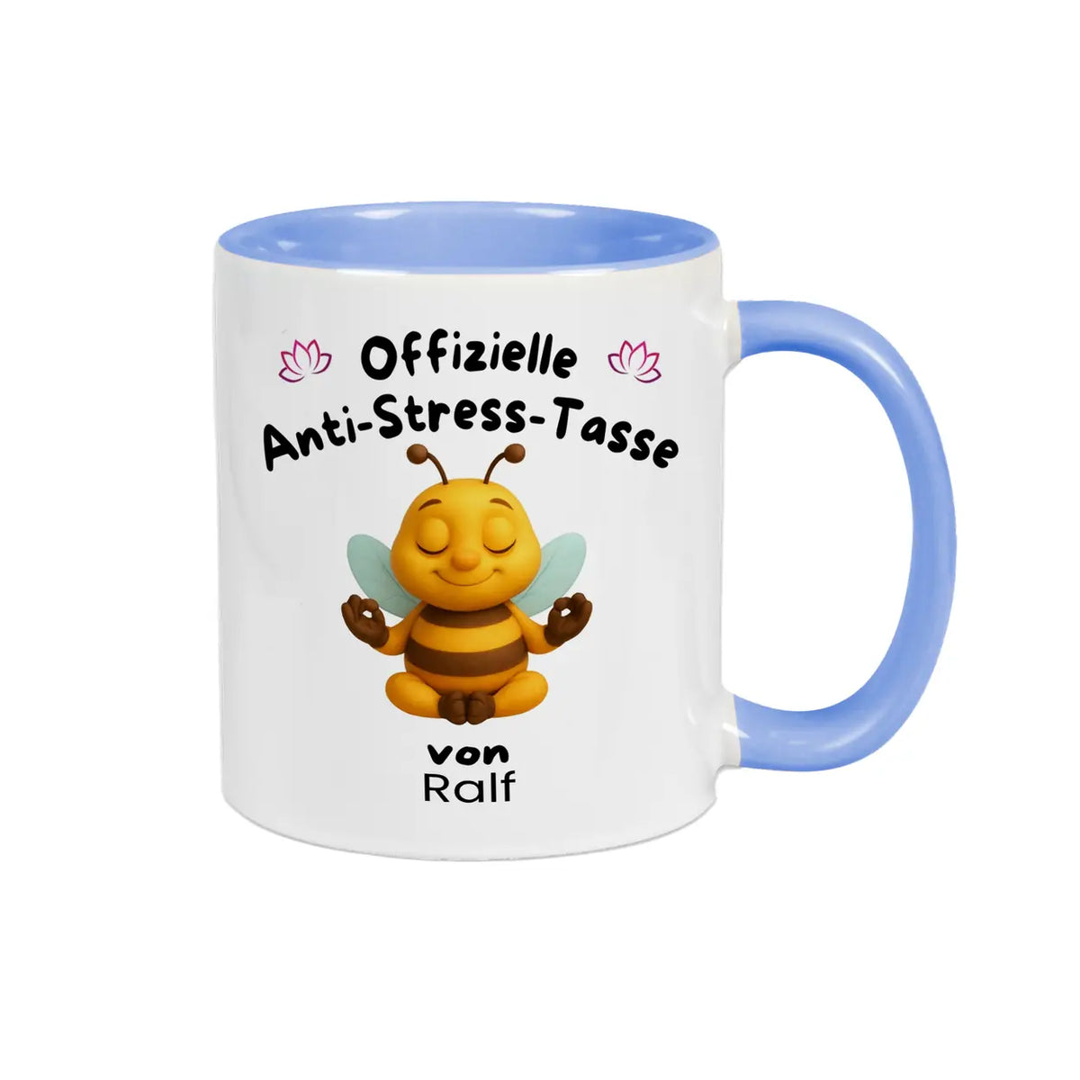 Anti Stress Tasse Yoga von Druckerino