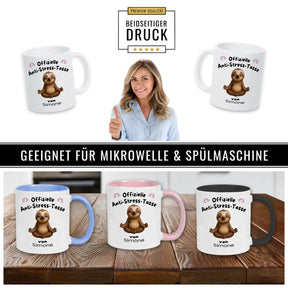 Anti Stress Tasse Yoga von Druckerino