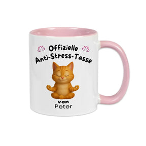 Anti Stress Tasse Yoga von Druckerino
