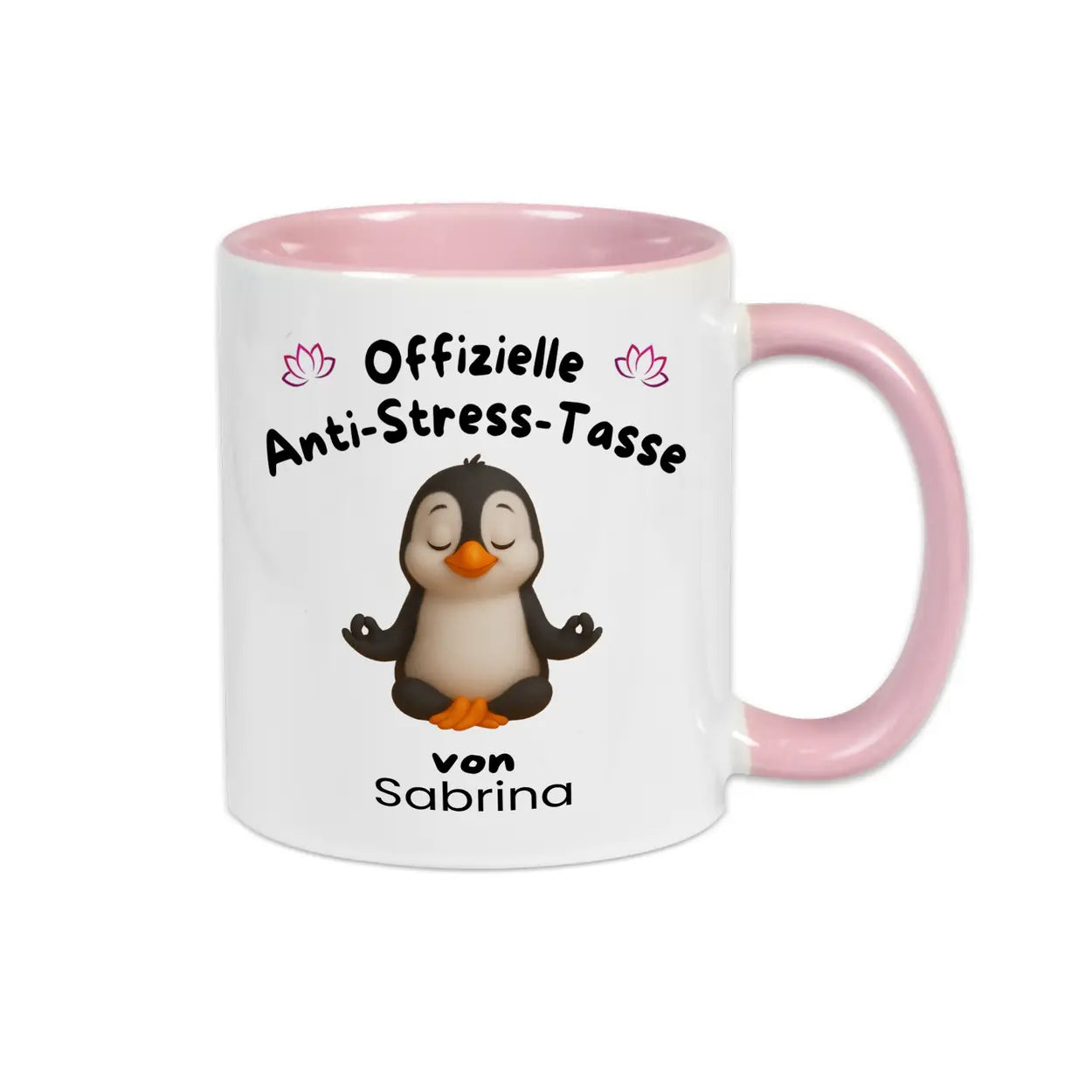 Anti Stress Tasse Yoga von Druckerino