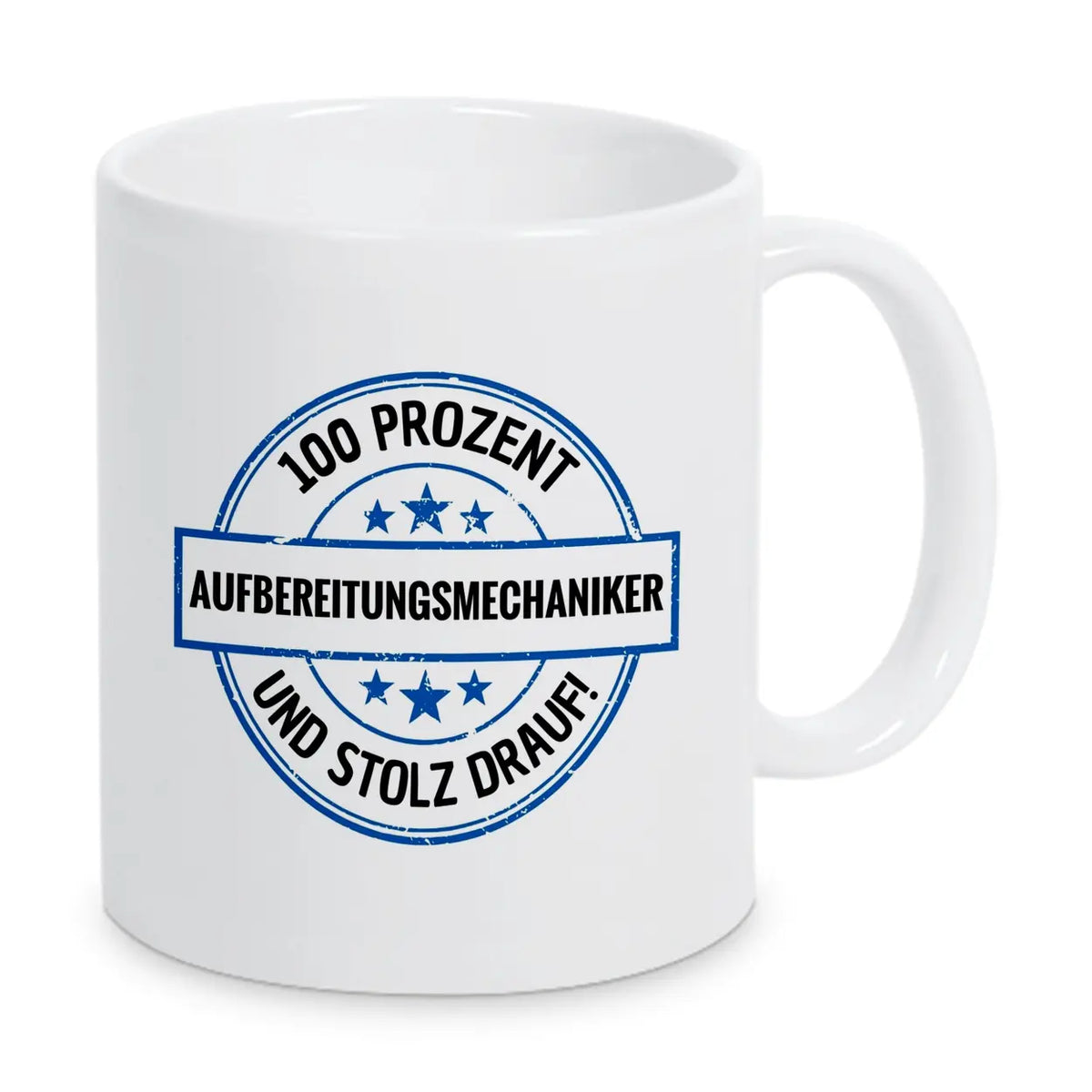 Aufbereitungsmechaniker 100 Prozent Tasse