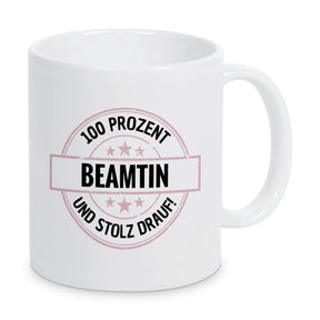 Beamtin 100 Prozent Tasse - Druckerino