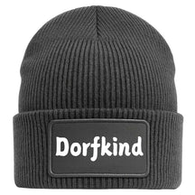 Dorfkind Mütze Geschenkidee Wichtelgeschenk in grau