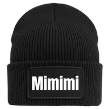 Mimimi Beanie Mütze Geschenkidee Wichtelgeschenk schwarz