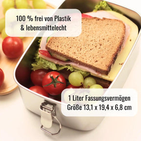 Brotdose Edelstahl | Einhorn | personalisiert - Druckerino