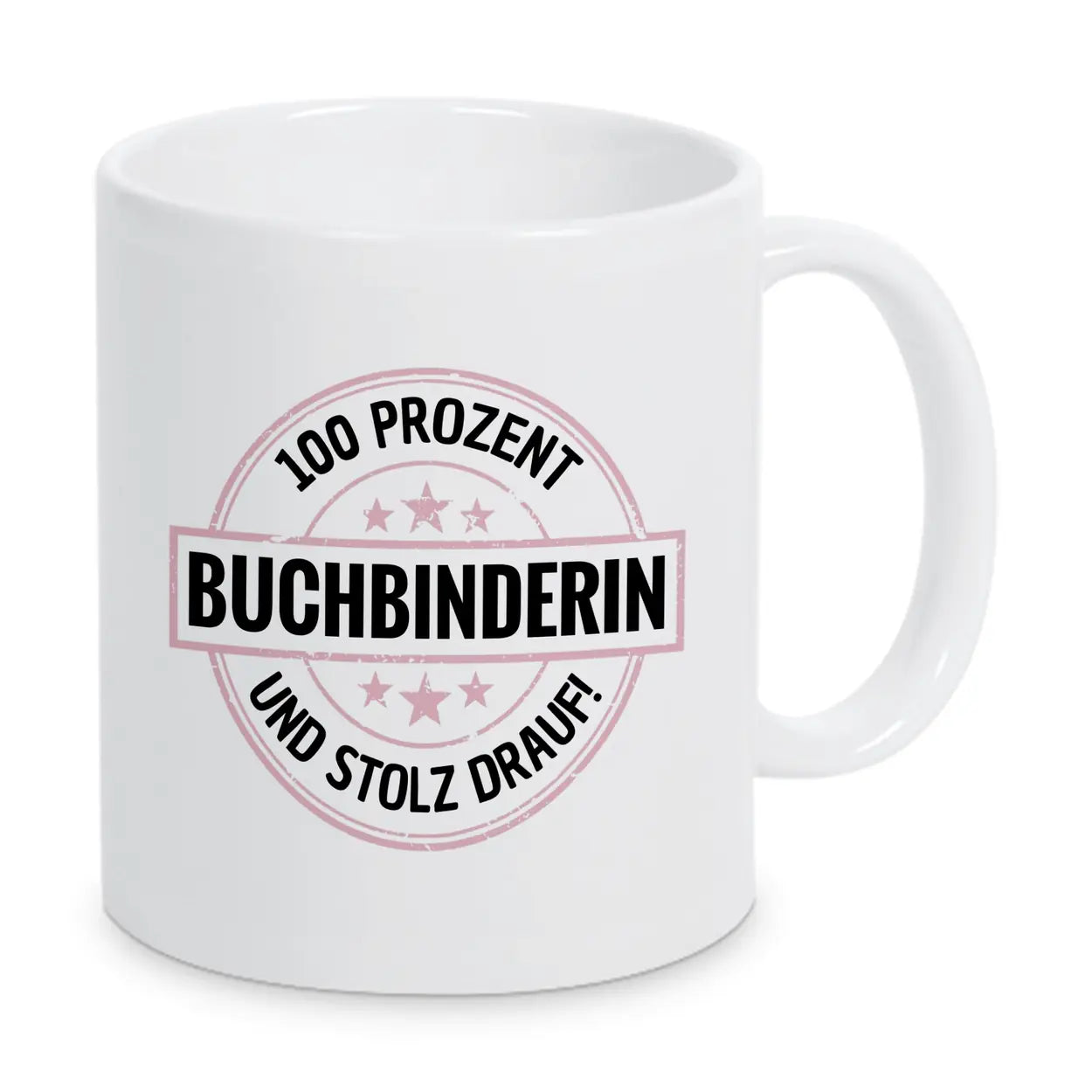Buchbinderin 100 Prozent Tasse - Druckerino