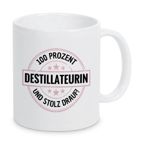 Destillateurin 100 Prozent Tasse - Druckerino