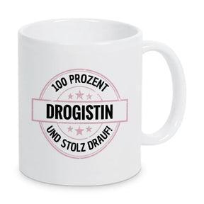 Drogistin 100 Prozent Tasse - Druckerino