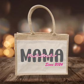 Jutetasche Mama Since Geschenke