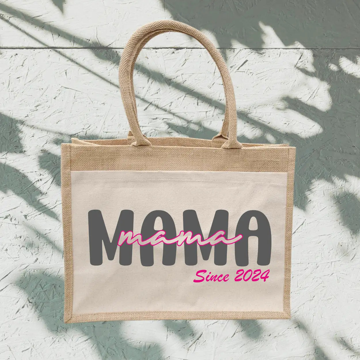 Jutetasche Mama Since Geschenke