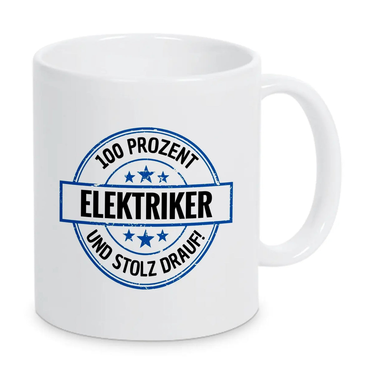 Elektriker 100 Prozent Tasse - Druckerino